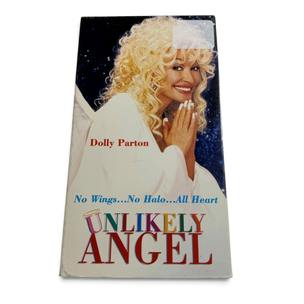 Dolly Parton Unlikely Angel VHS 1996 Family Comedy Movie BWE Video